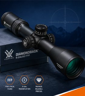 Vortex Diamondback 6-24x50 FFP Rifle Scope